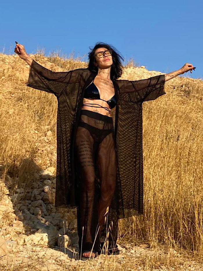 DESERT MESH ROBE