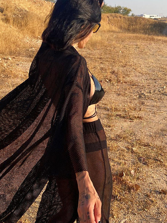 DESERT MESH ROBE